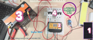 Chuẩn bị dụng cụ và thành phần làm hệ lưu trữ 12v cho gia đình