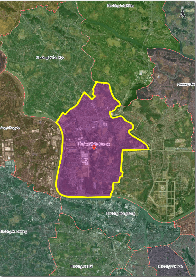 Bản đồ phường Thiên Hương, thành phố Hải Phòng mới nhất