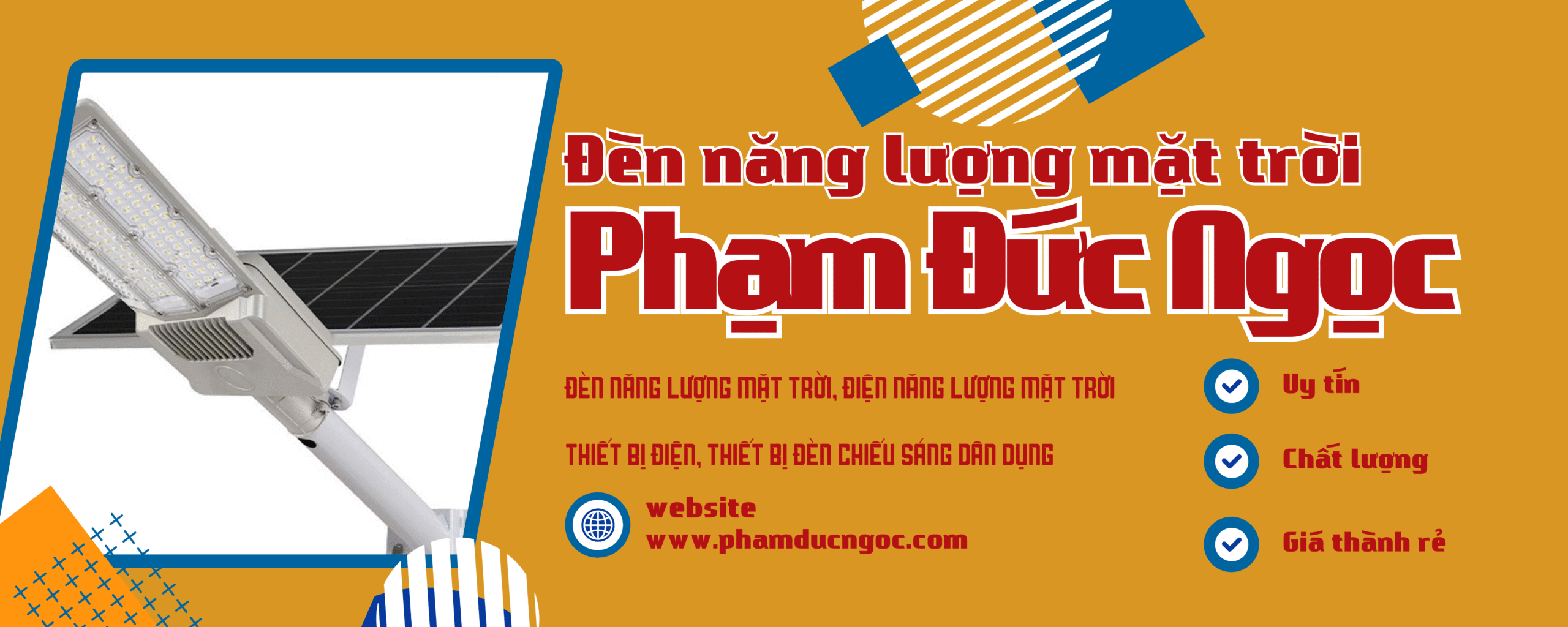 Đèn năng lượng mặt trời Phạm Đức Ngọc