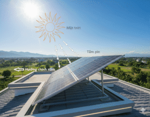 Góc nghiêng tối ưu khi lắp đặt tấm pin năng lượng mặt trời tại Hải Phòng
