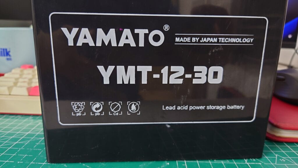 Thông số và kích thước của Bình Yamato 12V