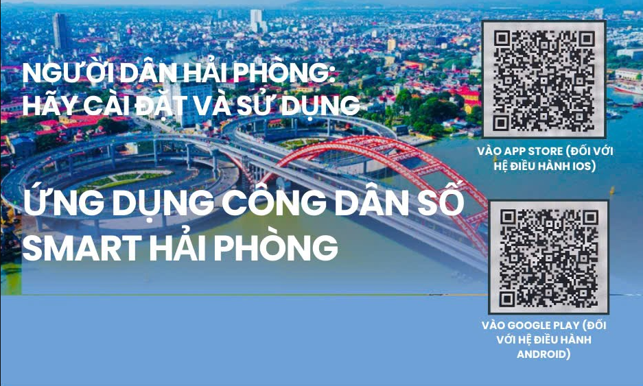 Mã QR cài app Smart Hải Phòng