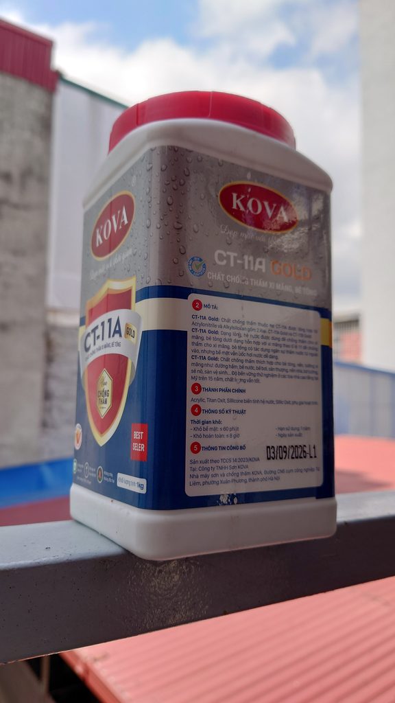 Đây là hộp sơn chống thấm Kova CT-11A Gold