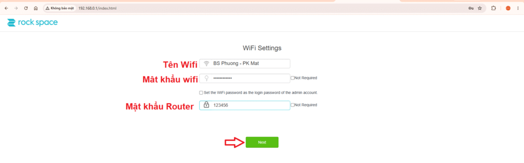 Cài đặt tên Wifi theo mong muốn của bạn
